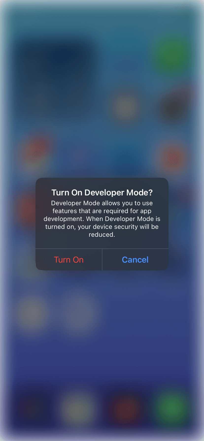 Enable developer mode on iPhone part 3