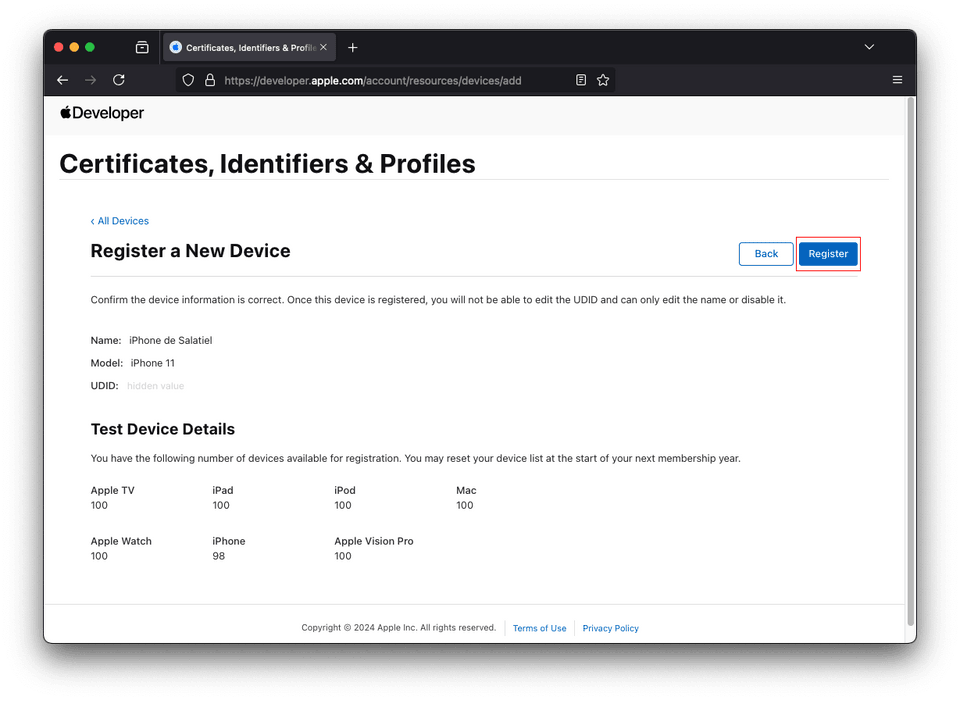 register iphone apple account 3